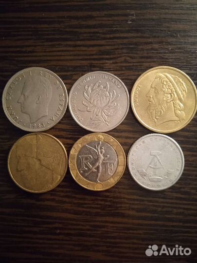 Монеты зарубежных стран