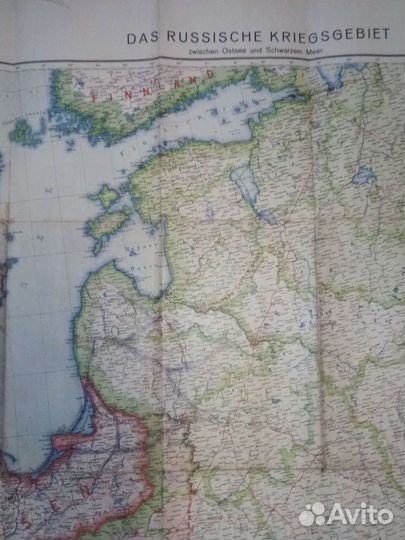 Карта военных действий России 1772-1806 гг