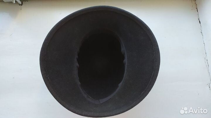 Шляпа женская фетровая черная р. 55