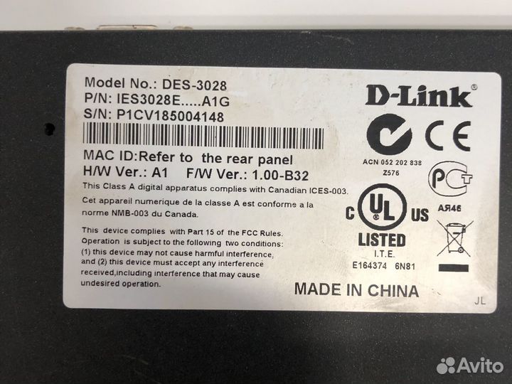 Dlink des 3028/e А1