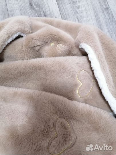 Шапка шарф зайчик