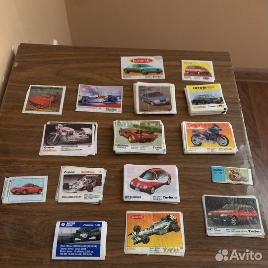 Вкладыши от жвачек из 90 х