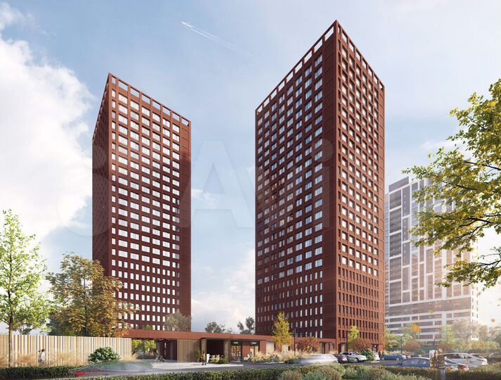 2-к. квартира, 46,4 м², 17/25 эт.