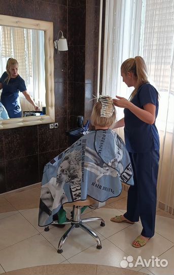 Стрижки покраска мелирование укладка