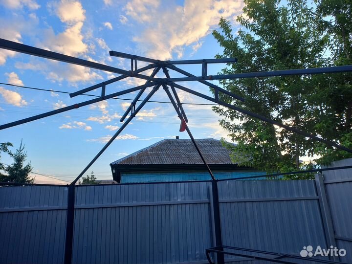 Беседка шатер металлическая