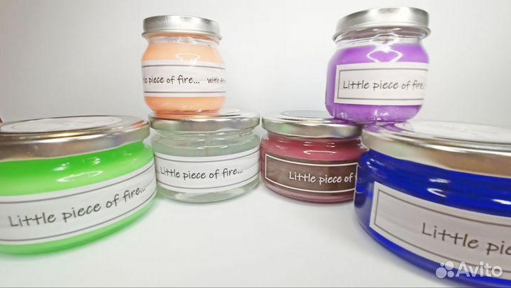 Наливные свечи ручной работы