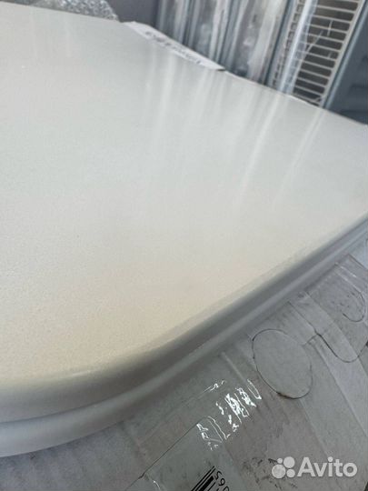 Сиденье для унитаза, Villeroy&Boch, Verity Line, шг 375-560, цвет-альпийский белый (Поврежденный)