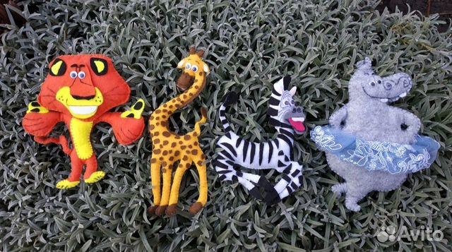 Фетр игрушки Мадагаскар