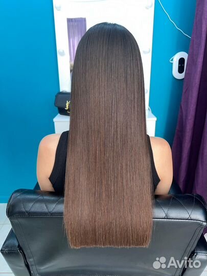 Кератиновое выпрямление