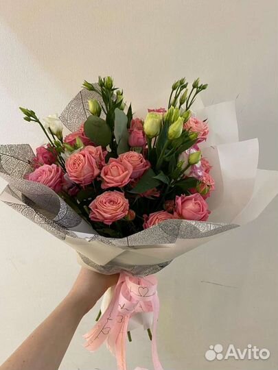 Цветы розы букет