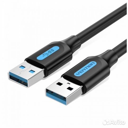 Кабель USB3.0 тип А(m) -A(m) 2м Vention #363577