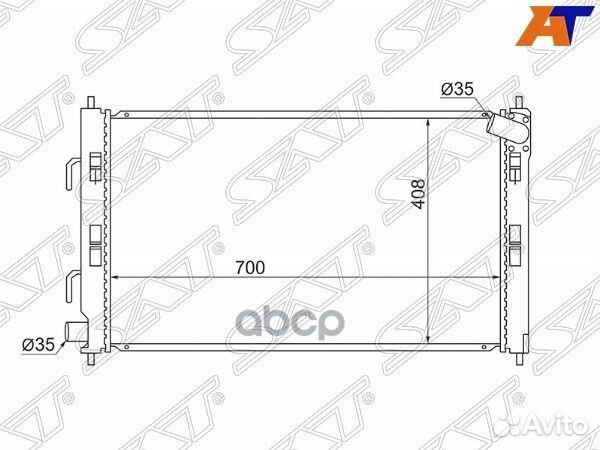 Радиатор Mitsubishi ASX 10- / Lancer 07-17 / Ou
