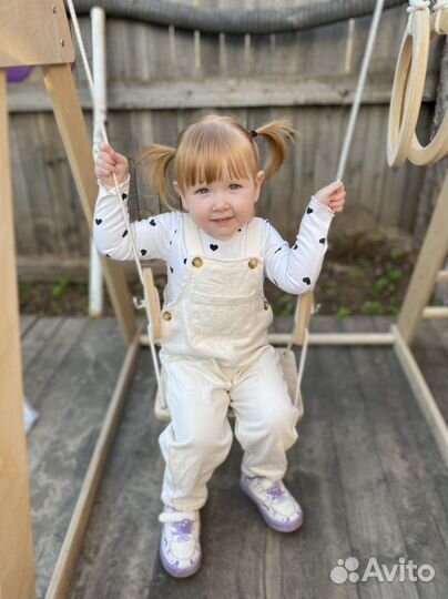 Комбинезон джинсовый для девочки 92