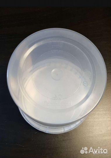 Ведро пластиковое 2.2 литра (10шт)