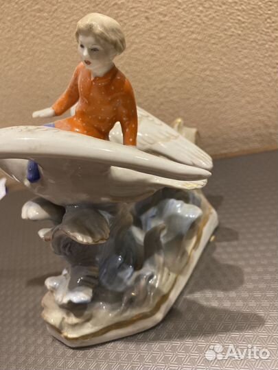 Гуси лебеди с Иванушкой СССР Дулево