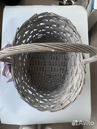 Корзина плетеная большая