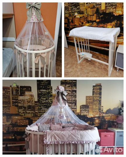 Кроватка детская 6в1