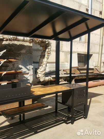 Мангальная зона лофт