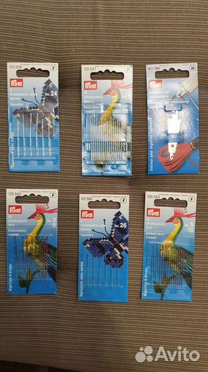 Иголки для вышивки 24,26, шитья, Prym, Hobby&Pro