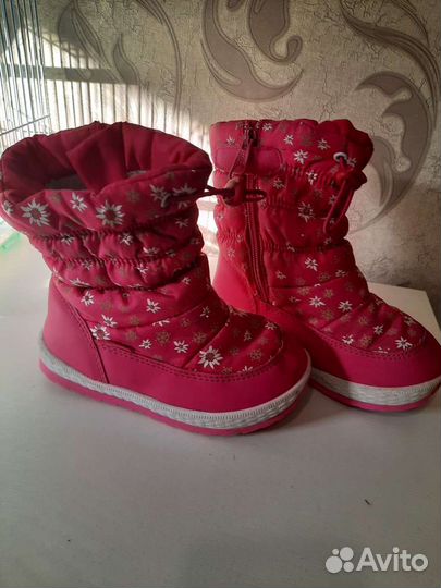 Зимние сапожки для девочки