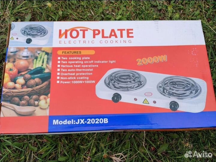 Плитка электрическая 2 конфорки