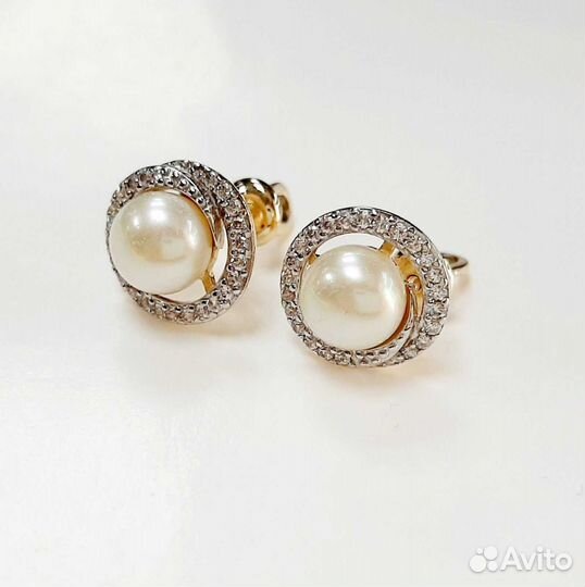 Золотые серьги