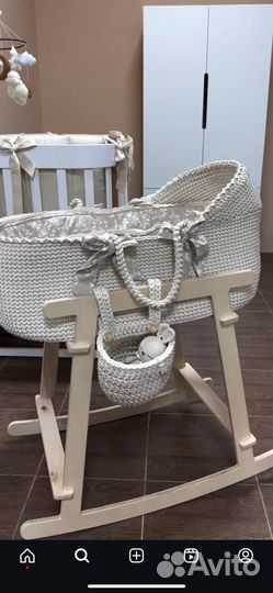 Люлька колыбель плетеная