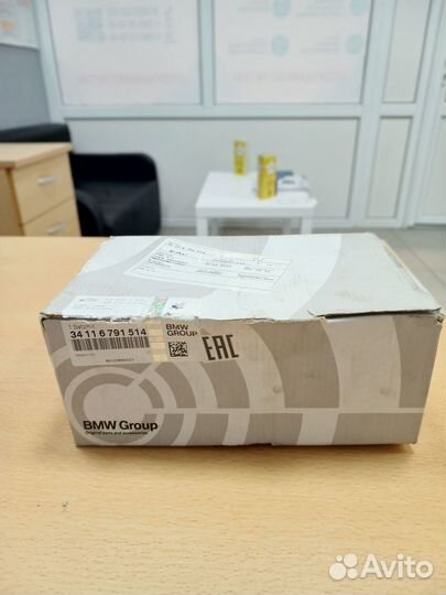 BMW X5 X6 Колодки тормозные передние 34116791514