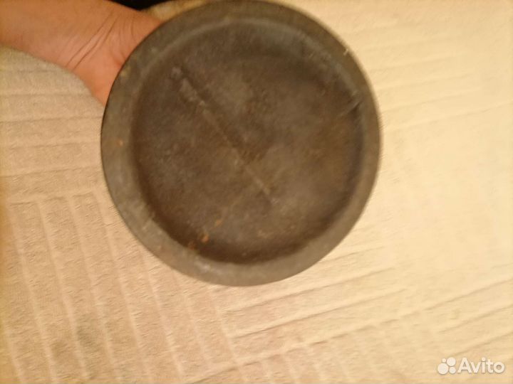Ступка Большая с пестиком СССР чугун
