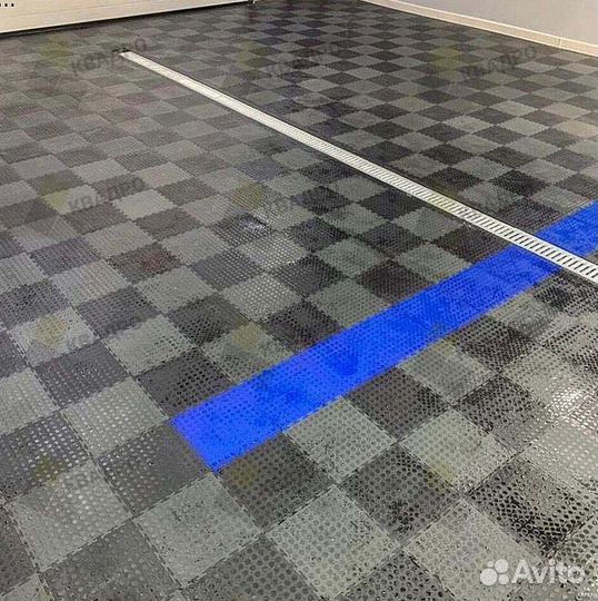 Модульная плитка пвх для пола в гараже