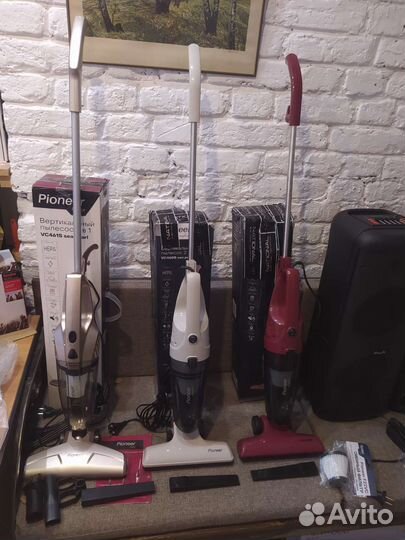 Пылесосы 2 в 1 pioneer вертикальные