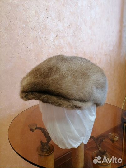 Меховая мужская кепка