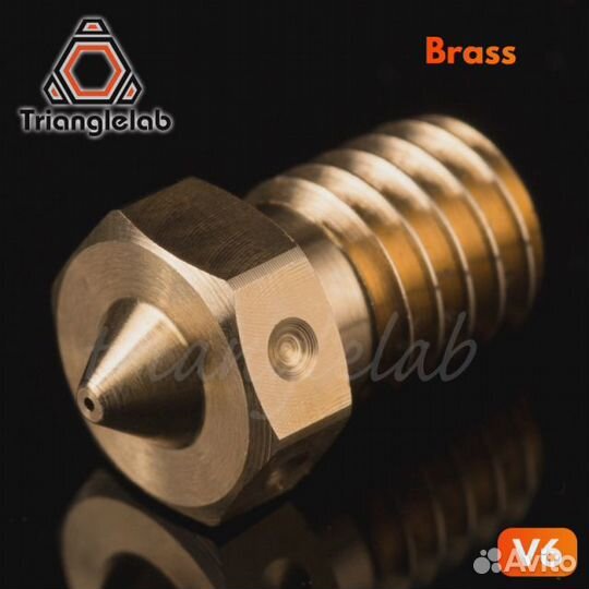 Сопло E3D-V6 Trianglelab Латунь -1.75 мм- 0,3