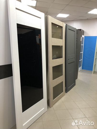 Царговые двери софт/бетон