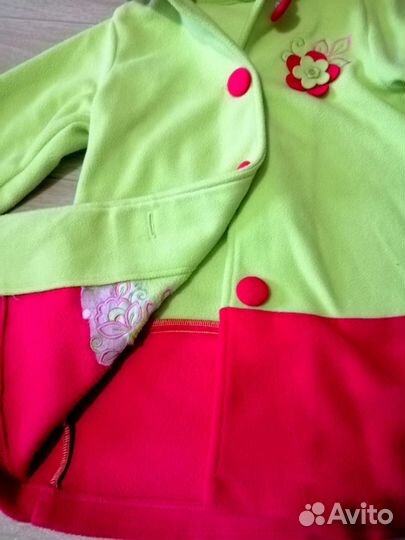 Флисовое пальто