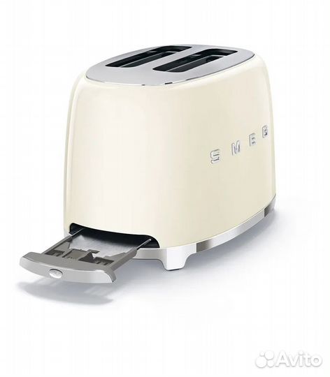 Тостер Smeg TSF01creu, кремовый