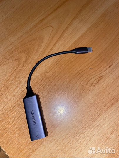 Интернет адаптер RJ45 Tupe c 1 Гбит