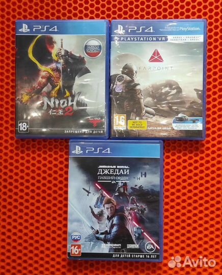 Nioh2, Star Wars, Farpoint для PS4