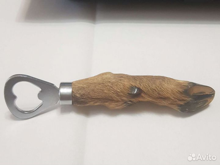 Открывашка с ручкой из копыта косули