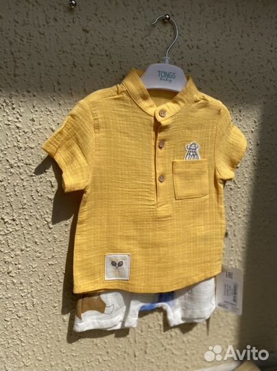 Муслиновый костюм для мальчика