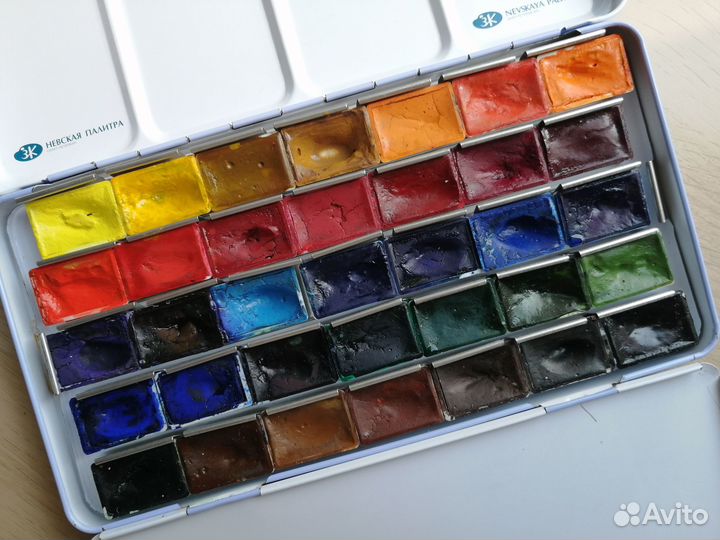 Акварельные краски Белые Ночи Невская Палитра