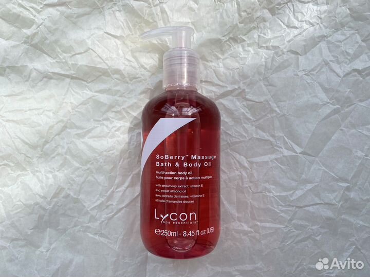 Масло косметическое для тела и массажа Lycon 250