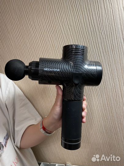 Перкуссионный массажер пистолет AMG143, Gezatone