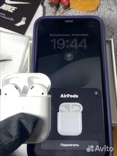 AirPods 2 (Premium+) + Чехол и Носочк