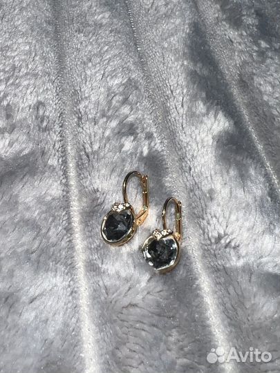 Серьги (позолота, серебро)