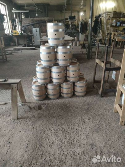 Бочка дубовая 5, 10 и 25 литров