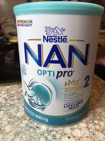 Nan optipro 2 молочная смесь