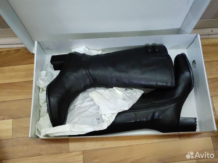 Сапоги женские натуральная кожа 40 демисезонные