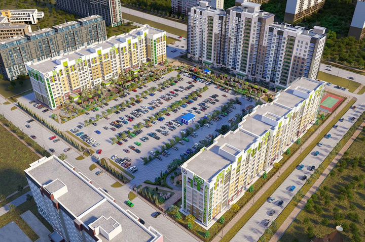 3-к. квартира, 94,1 м², 5/17 эт.