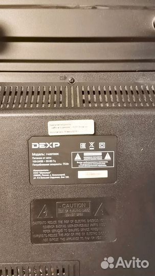 ЖК телевизор dexp модель:F40B700K